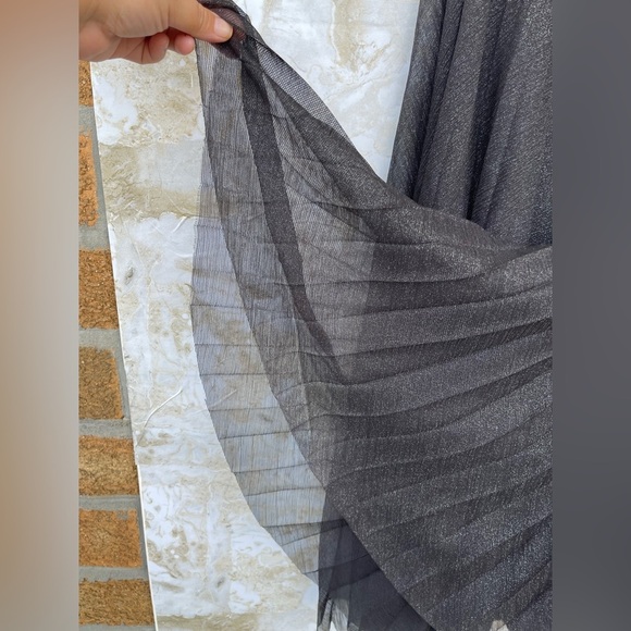 Anine Bing Pleated Tulle Skirt size XS black metallic - Picture 8 of 10